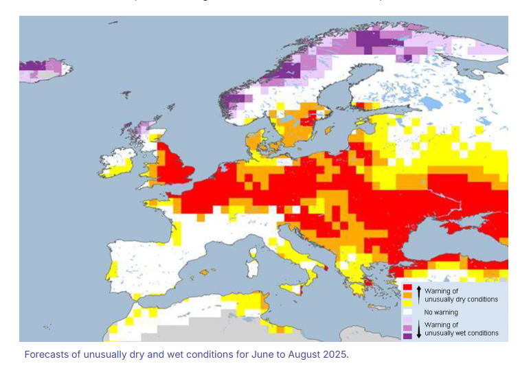 Escalating drought threatens Europe's ecosystems and agriculture