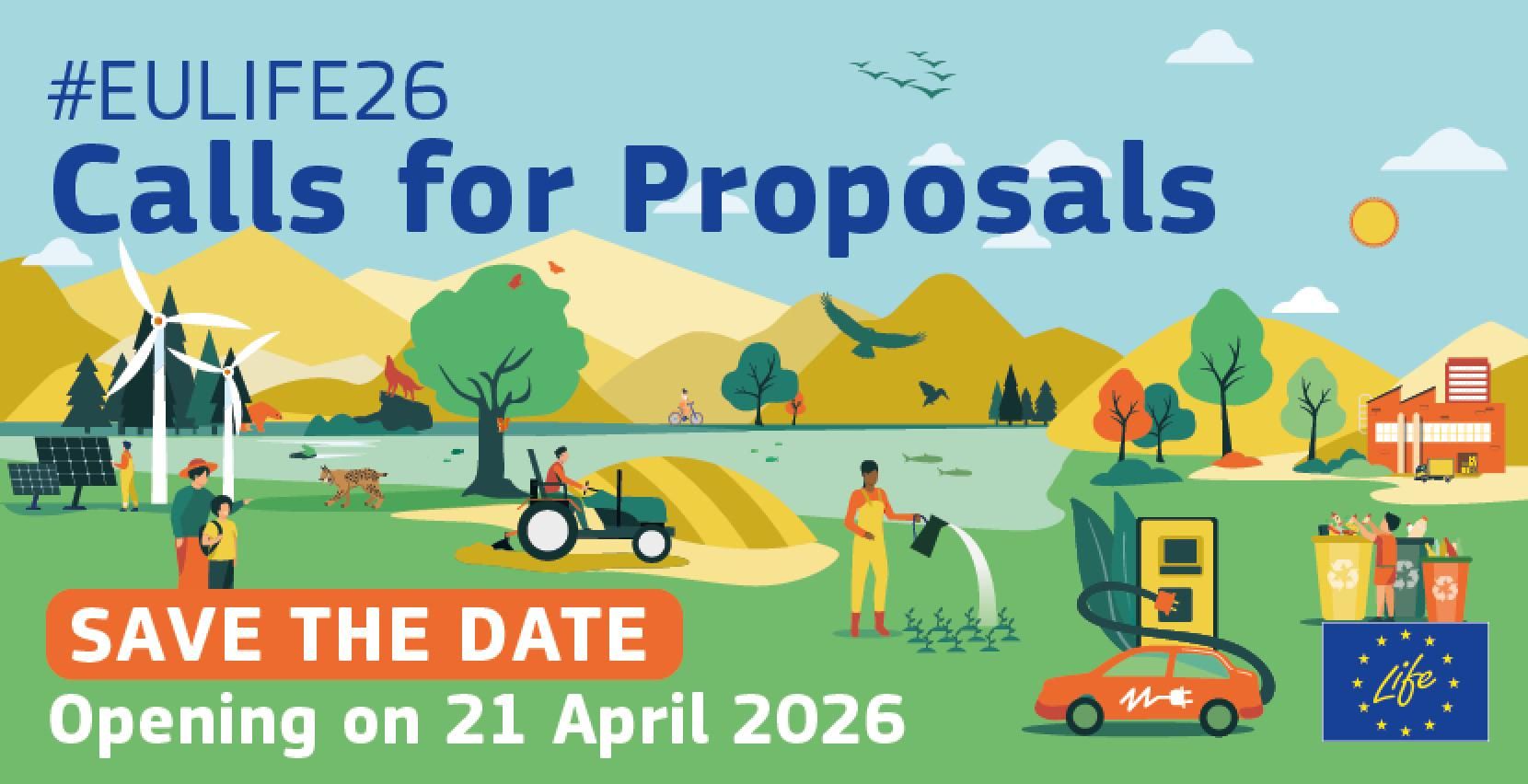 LIFE Calls for proposals 2026: save the dates