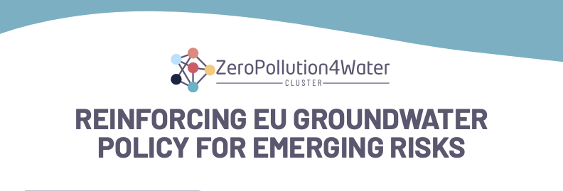 New policy brief on groundwater published by the ZeroPollution4Water cluster
